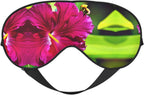 Hibiscus Flower Eye Mask for Ultimate Sleep Comfort - Adjustable, Breathable & Stylish -Perfect for Light Sensitivity, Insomnia