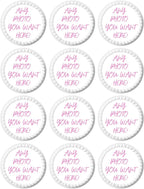 Custom Cupcake Topper Edible Image Your Own Cake Birthday Customize Party Personalized Uncut (2" 12 per/sheet)