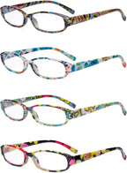 Eyekepper Small Reading Glasses Women - Floral Pattern Readers for Women Reading +1.75