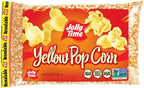 Jolly Time Unpopped Popcorn Kernels, Gourmet Popping Corn for Air Popper Machine or Stovetop, Non-GMO (Yellow Pop Corn, 2 Pound (Pack of 2))