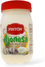 Garlic Aioli | Creamy Roasted Garlic Mayonnaise for Sandwiches, Burgers, and Dips | Dairy-Free and Gluten-Free Mayo Dressing | PINTON | 14 oz