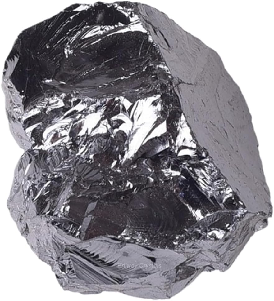 Erliway 1.25-2" Natural Terahertz Raw Stone and Healing Crystals, Rough Terahertz Stone for Tumbling, Cabbing, Fountain Rocks, Decoration, Raw Crystal and Healing Stones for Polishing, Wicca & Reiki