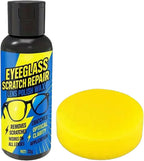 Eyeglass Scratch Remover For Lenses Eyeglass Cleaner Windshield Cleaning Paste With Sponge Glasses Lens Scratch Remover