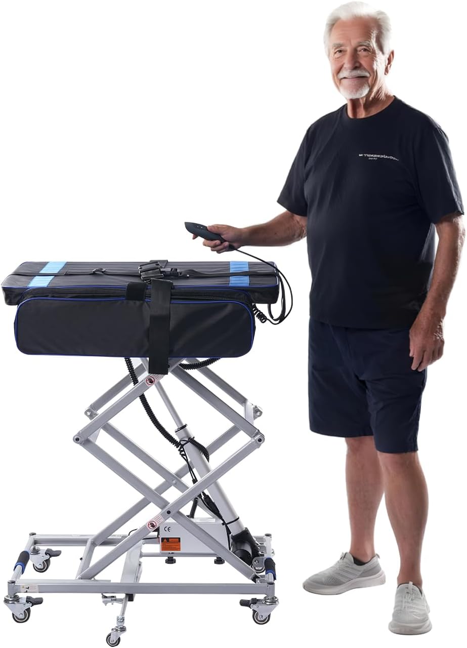 Wheelchair Lift Portable Electric Lift for Wheelchairs and Scooters - Lightweight, Rechargeable & Space-Saving Design