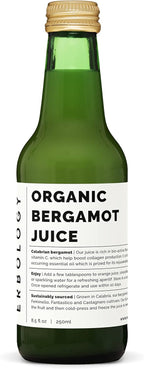 100% Organic Bergamot Juice 250ml (Box of 6) - Supports Collagen Production - Rich in Bioactive Flavonoids - Straight from Farm in Italy - Undiluted - No Added Sugar - Non-GMO