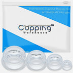 Cupping Warehouse Supreme 4 Intermediate Pro 5560 Silicone Cupping Set for Beginners – Medical-Grade, for Massage Therapy, Pain Relief, Body Sculpting & Cellulite Reduction, 4 Sizes (S, M, L, XL)