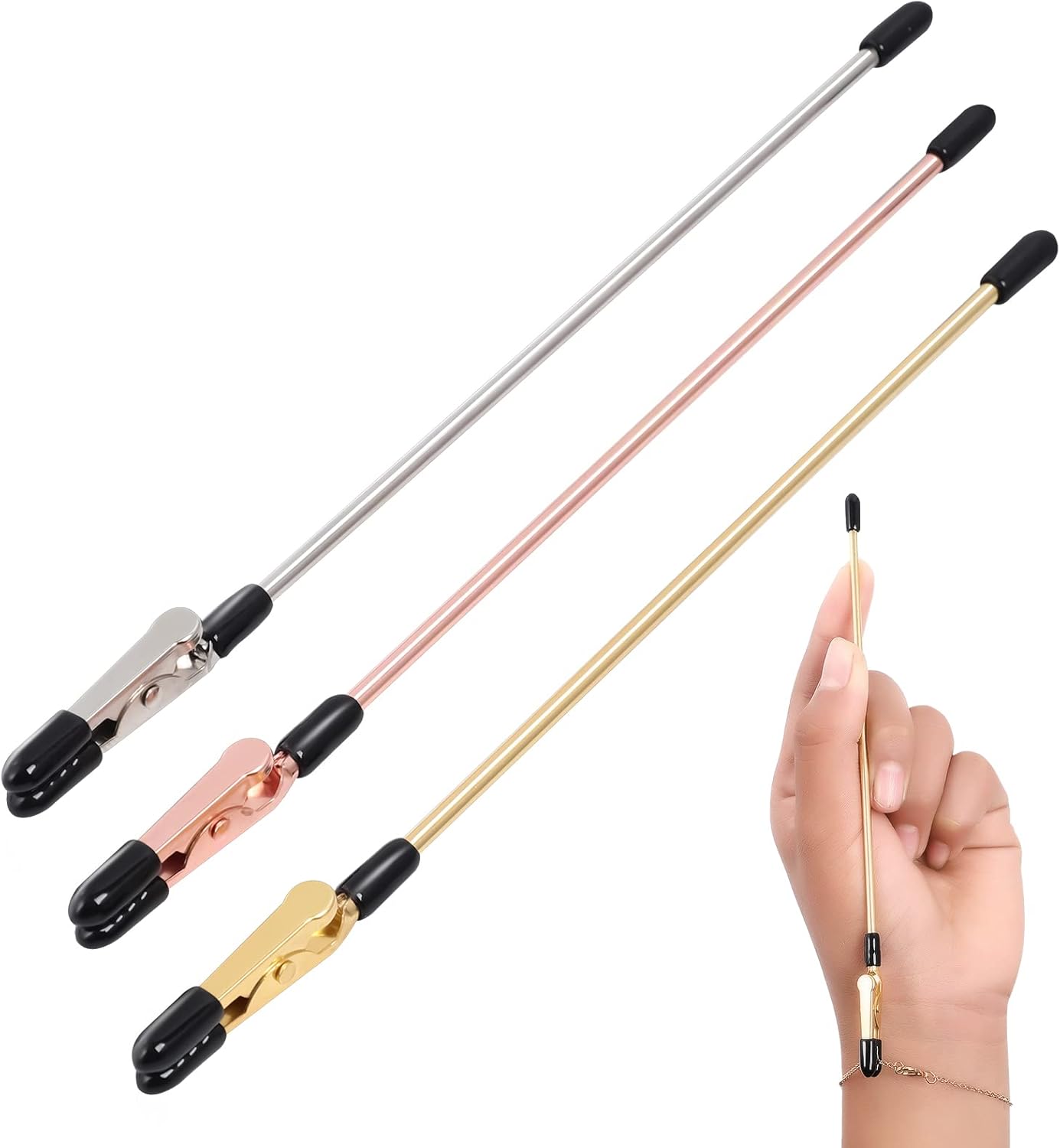 3 Pieces Bracelet Tool Buddy Jewelry Helper - Fastening and Hooking Equipment for Necklace, Watch Band & Jewelry Clasps, Zippers and Closures