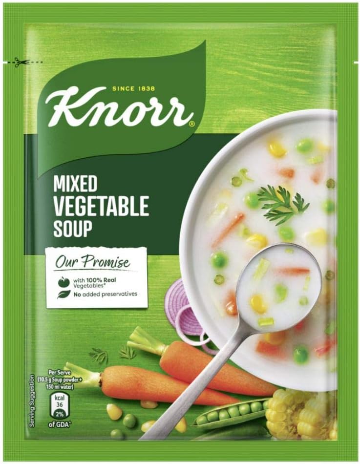 Knorr Classic Mixed Vegetable Soup Mix 40g, Serves 4 (5-pack)