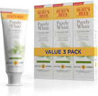 Burt's Bees Toothpaste, Natural Flavor, Fluoride-Free, Purely White, Zen Peppermint, 4.7 oz, Pack of 3