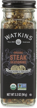 Watkins Gourmet Organic Spice Jar, Steak Seasoning, 3oz