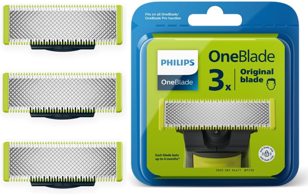 Philips QP230/50 replacement blade, 3 pieces