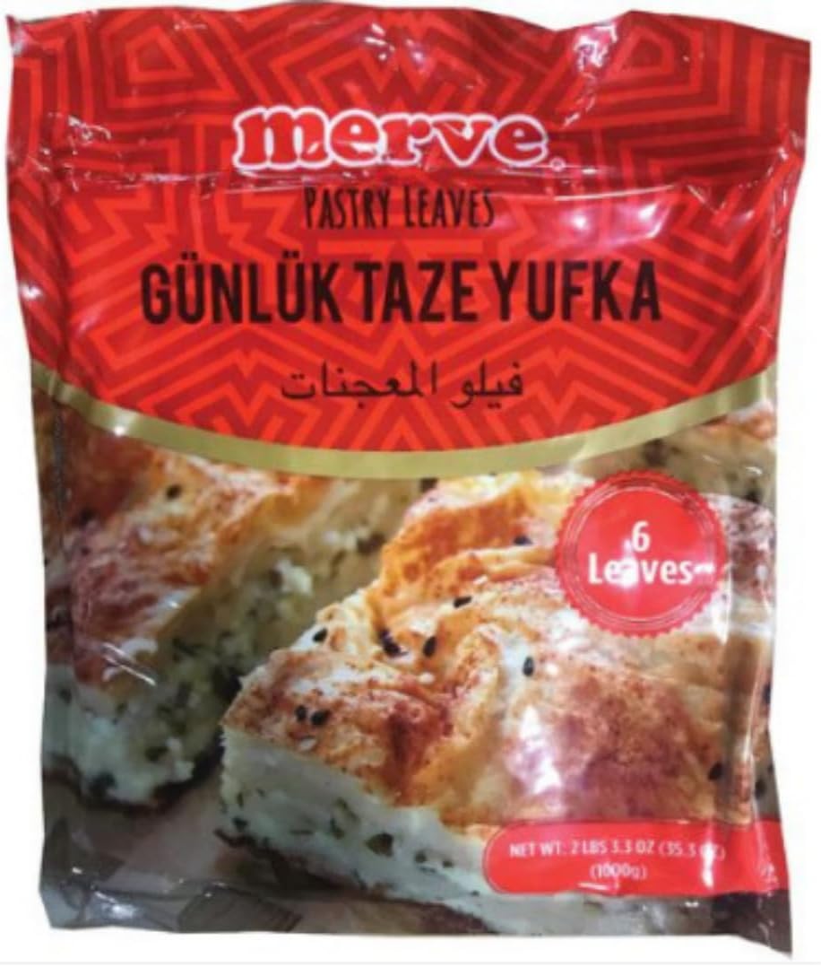 Merve Daily Fresh Pastry Leaves phyllo dough pastry 1000 Gram