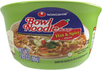 Nongshim Ramen Noodles, Gourmet Instant Ramen bowl, Premium Microwavable Noodle Soup, Hot & Spicy, 3.03 Ounce (Pack of 6)