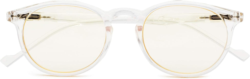 CessBlu Ladies Computer Glasses Round Oval Blue Light Filter Reading Eyeglasses Women