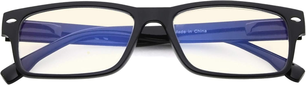 CessBlu Blue Light Filtering Computer Glasses Anti UV Rays Glare Reader Eyeglasses for Men Women Reading Digital Screen