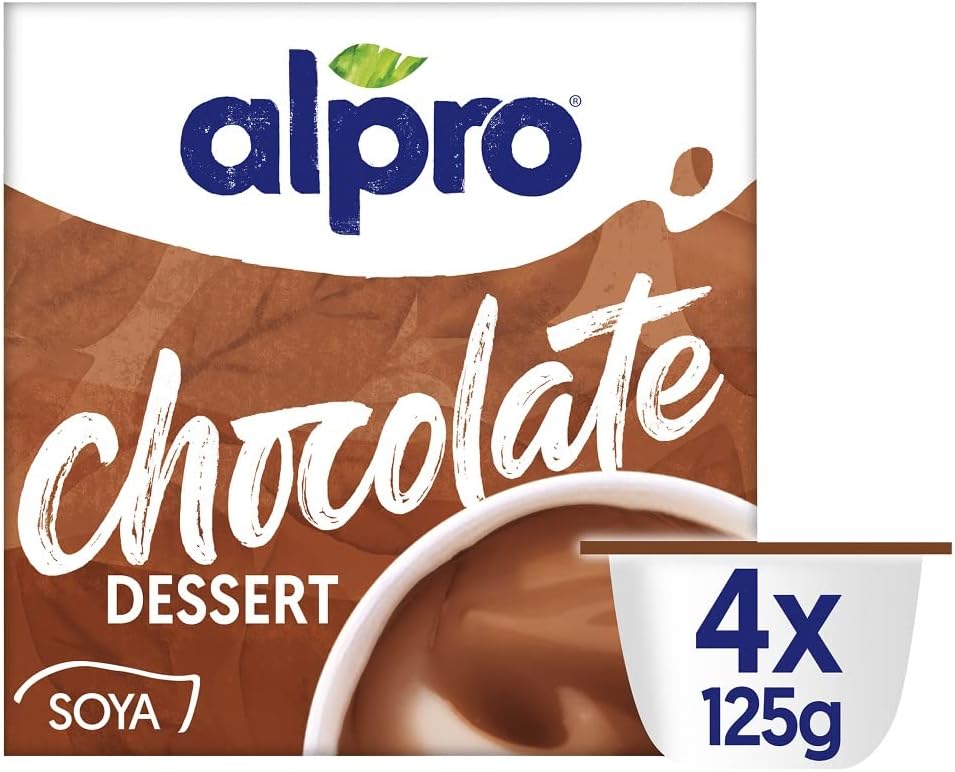Alpro Chocolate Soya Dessert - 4 x 125g