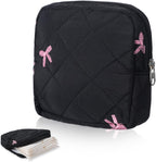 Period Bag Sanitary Napkin Storage Bag, Portable Menstrual Cup Pouch Period Bags for Womens, Tampons Holder, Pad Bags, Feminine Care for Purse with Zipper