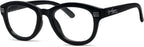 Eyekepper Cat Eye Reading Glasses for Women Oversize Ladies Readers - Black +2.50