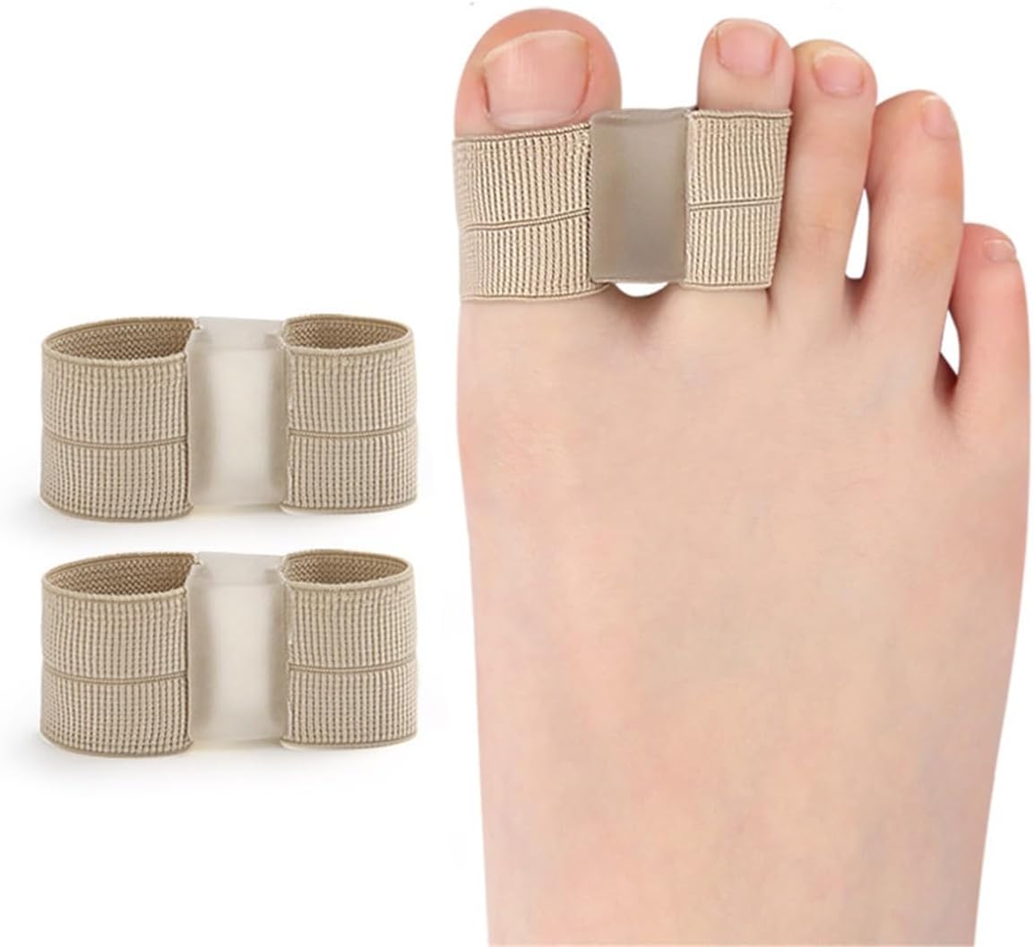Gel Toe Spacer Separators, Bunion Correctors Hammer Toe Straighteners, Big Toe Protector Cushion Sleeves for Protecting Toes from Rubbing, Toe Alignment, Bunions, Curled Crooked Claw Overlapping Toes