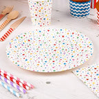 Neviti 678245 Carnival-Plates-Stars Multicolour, Multi-Colour