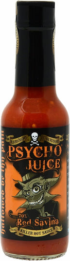 Psycho Juice Hot Chili Sauce 70% Red Savina