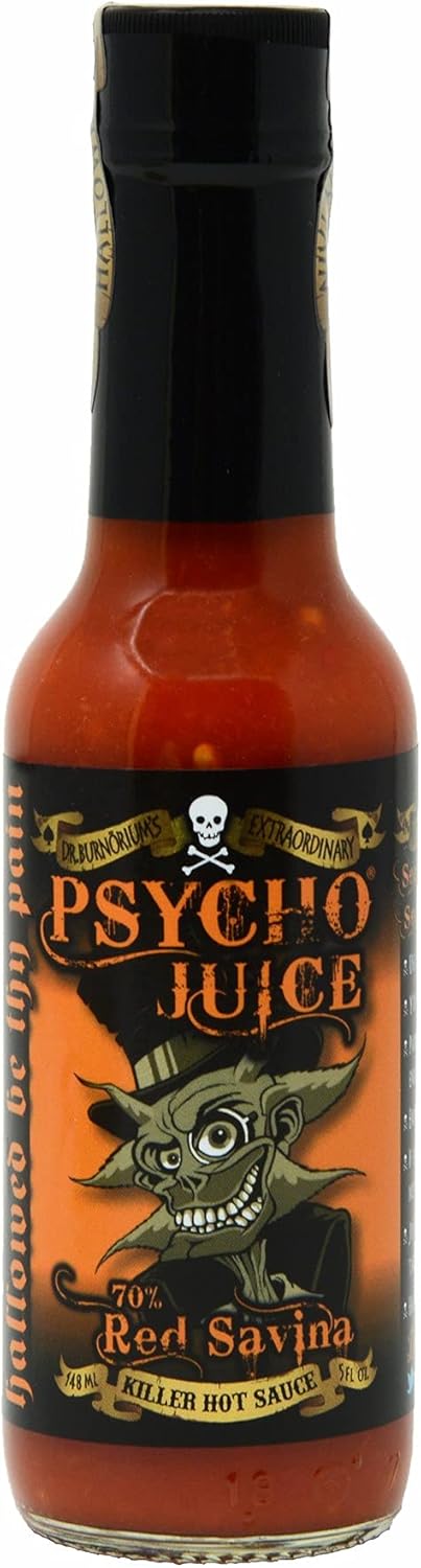 Psycho Juice Hot Chili Sauce 70% Red Savina