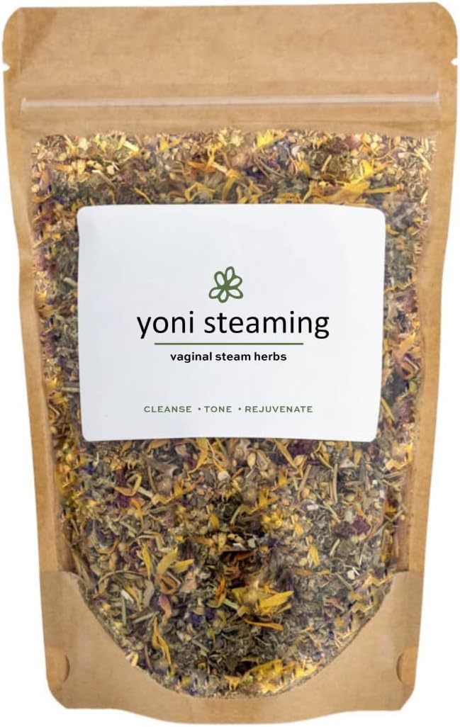 Yoni Steaming Therapy | 2oz Package - 3 Steams | Gentle Formula for Feminine Wellness & Fertility | Sustainably Sourced Vaginal Steam Herbs, V-Steam, Yoni Steam Herbs | V Steam for Menstrual Support