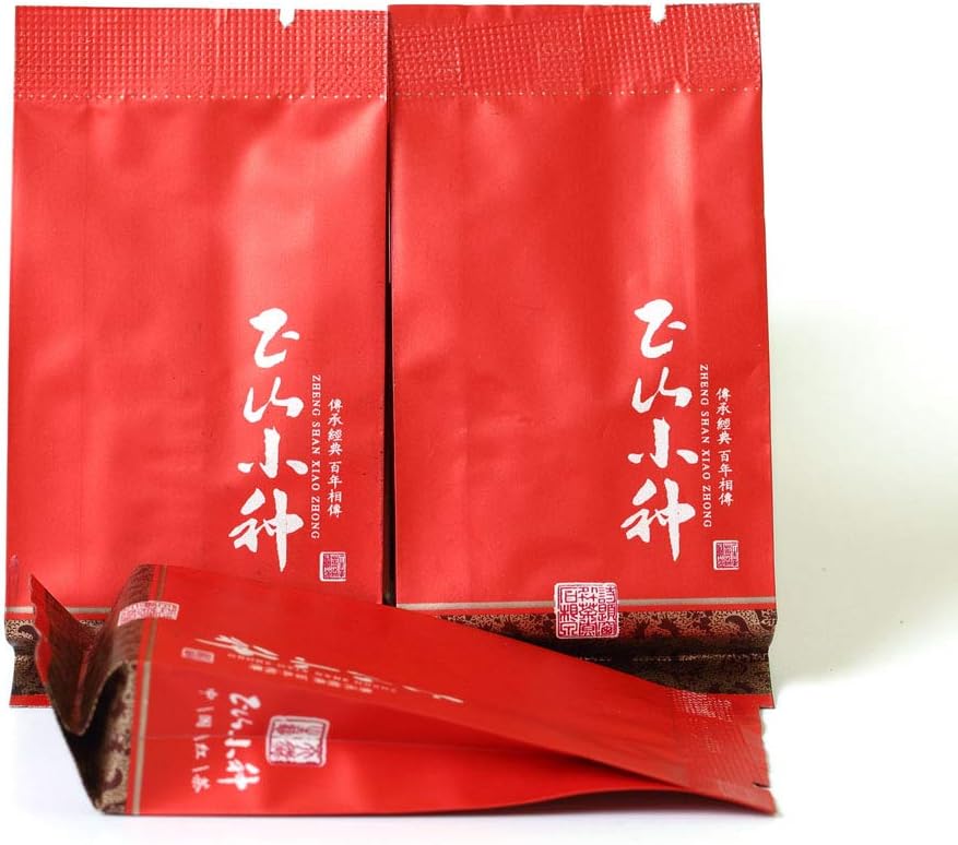 GOARTEA Lapsang Souchong Black Tea - No Smoky - 160pcs 5g / Total 28.2oz Supreme Grade - Traditional Chinese Tea Loose Leaf - Golden Buds