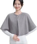 Wheelchair Care Shawl, Warm Shoulder Cape Blanket, Bedridden Patient Shoulder Warm Cloak, Elderly Easy-Dress Cape