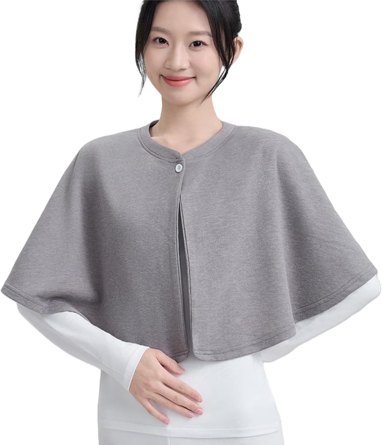 Wheelchair Care Shawl, Warm Shoulder Cape Blanket, Bedridden Patient Shoulder Warm Cloak, Elderly Easy-Dress Cape