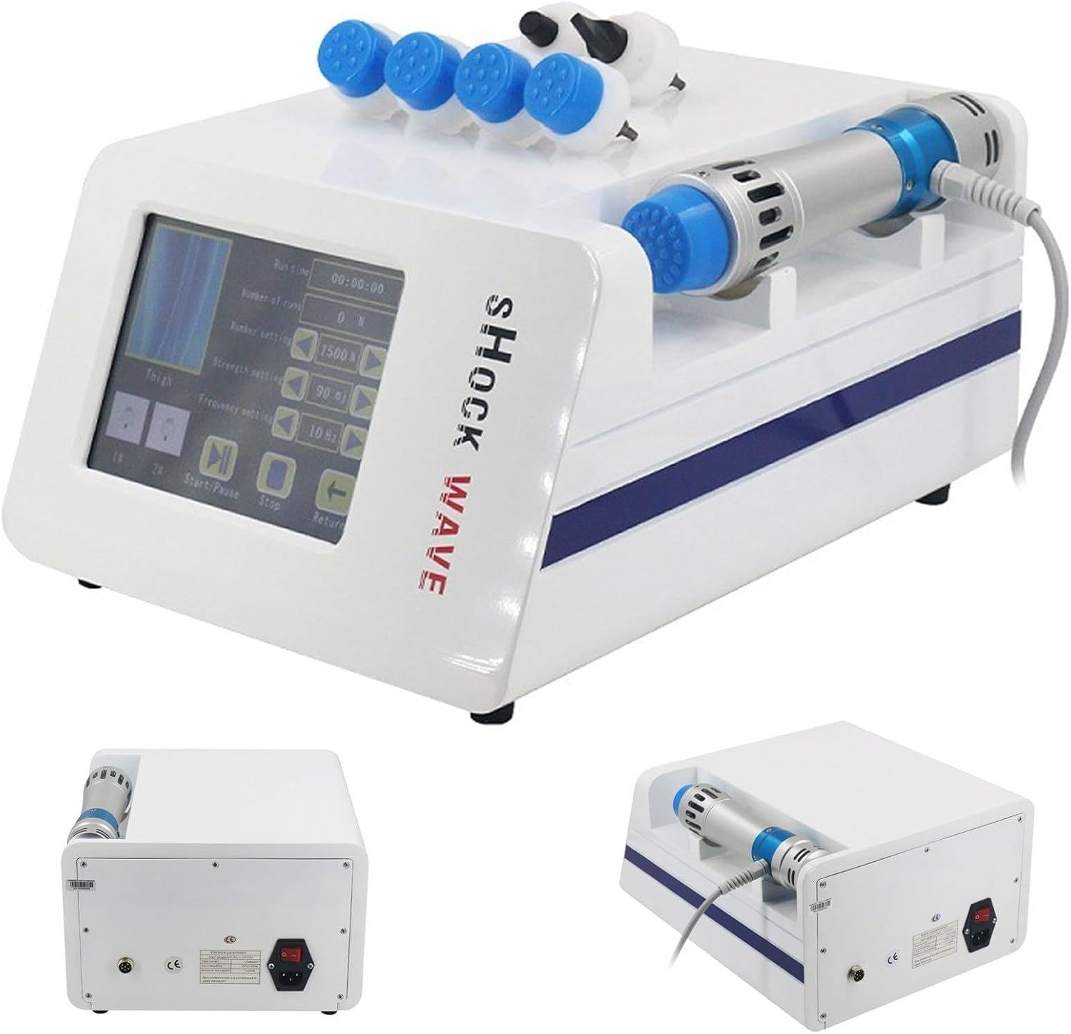 Physical Therapy Acoustic Radial Shock Wave Machine for Shoulder Pain Erectile Dysfunction Shockwave Therapy ED Treatment，47x38x33cm