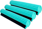 Super Absorbent PVA Roller Sponge Mop Head Refill - Set of 3