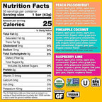 DeeBee's Organics Tropical SuperFruit Freezie Pops, No Added Sugars, No Artificial Flavors or Colors (Pack of 50)
