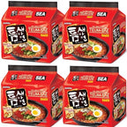 Paldo Fun & Yum Extra Hot Spicy Instant Noodles with Soup, Pack of 20, Teumsae Ramen with Spicy Broth, Best Oriental Style Korean Ramyun, Spicy Ramen Challenge, K-Food, 틈새라면 빨계떡, Family Pack 120g x 20