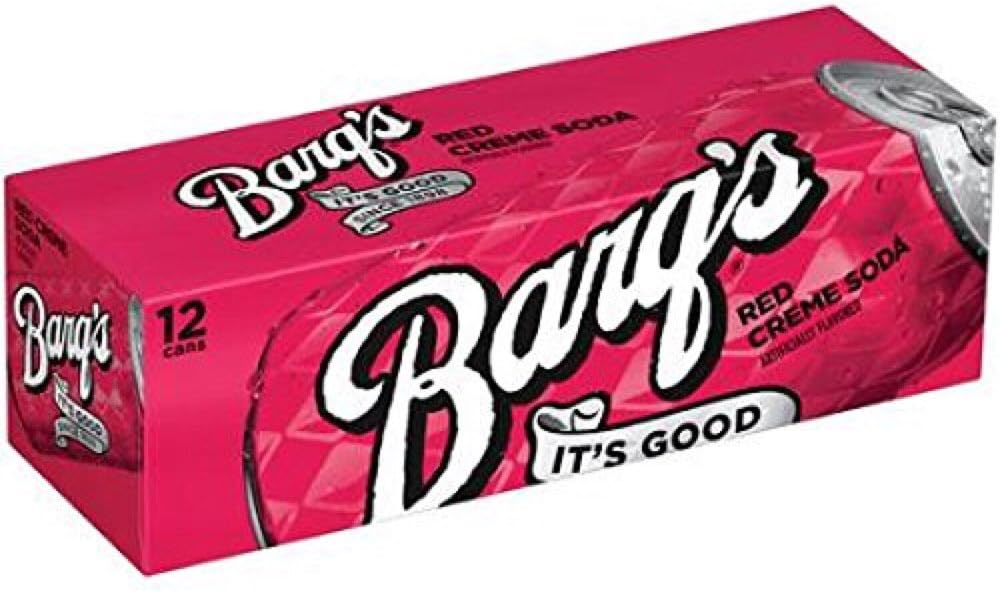 Barq's Red Creme Soda, 12 oz (24 Cans)