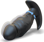 Anal Plug Sex Toys for Men Women, Mtsige 360° Rotating Vibrating Butt Plug Anal Dildo Vibrator with 10 Frequencies APP Control, Silicone Prostate Massger Anal Toys Anal Sex Toy, Adult Toys (Black)