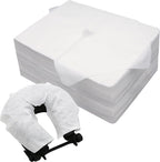 Disposable Face Cradle Covers–Medical-Grade, SPA Face Rest Covers Headrest Covers for Massage Tables Massage Chairs 16x 12inches/ 40 x 30 cm (500pc Large face Cover)
