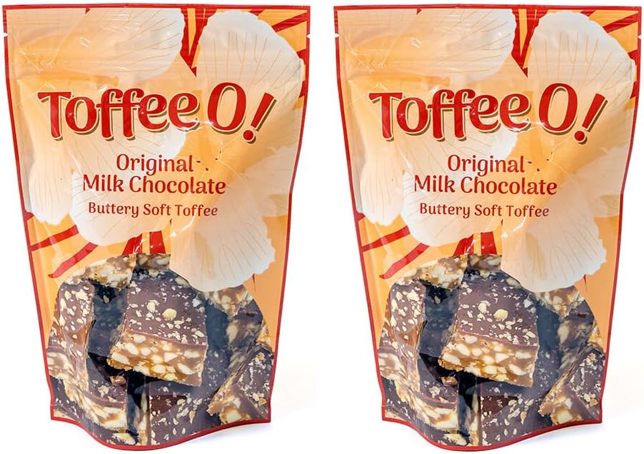 Toffee O! - Original Milk Chocolate Toffee - Bag - 6oz "The Original Soft Toffee"