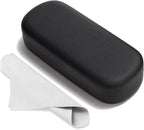 Marvolia Glasses Case Large Hard Shell Eyeglasses Case PU Leather Protective Case for Sunglasses Eyeglasses