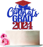 Congrats Grad Cake Topper 2025,Graduation Decorations 2025,Congratulation Graduation Party Decoration Supplies 2025