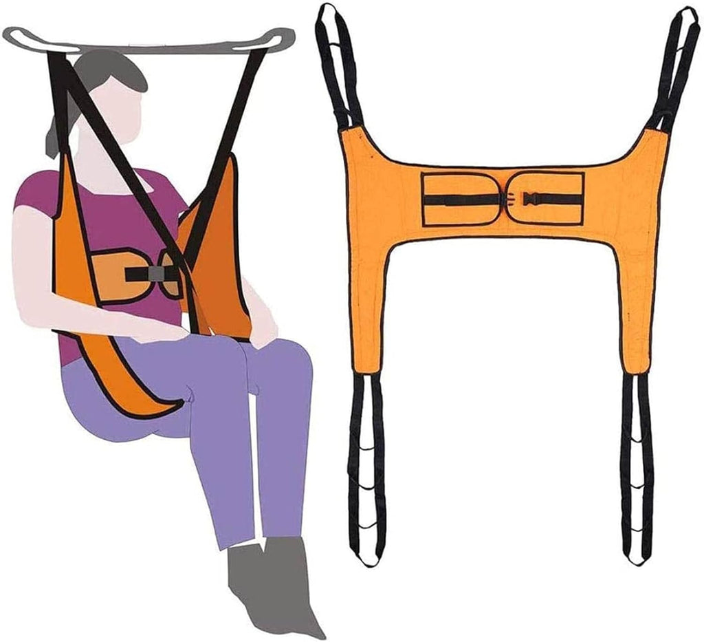 Patient Lift Sling,Stair Slide Transfer Belt,Medium Toileting Sling,Full Body Patient Hoist Sling,for Bariatric Handicap Elderly
