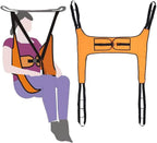 Patient Lift Sling,Stair Slide Transfer Belt,Medium Toileting Sling,Full Body Patient Hoist Sling,for Bariatric Handicap Elderly
