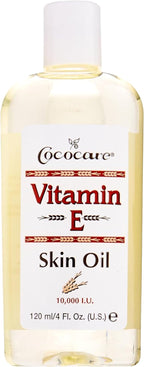 Cococare Vitamin E Skin Oil - Maximum Moisture for Dry Skin - Scar and Wrinkle Reduction Skin Oil - 4 Oz