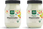 365 by Whole Foods Market, Organic Mayonnaise, 16 Fl Oz (Pack of 2)