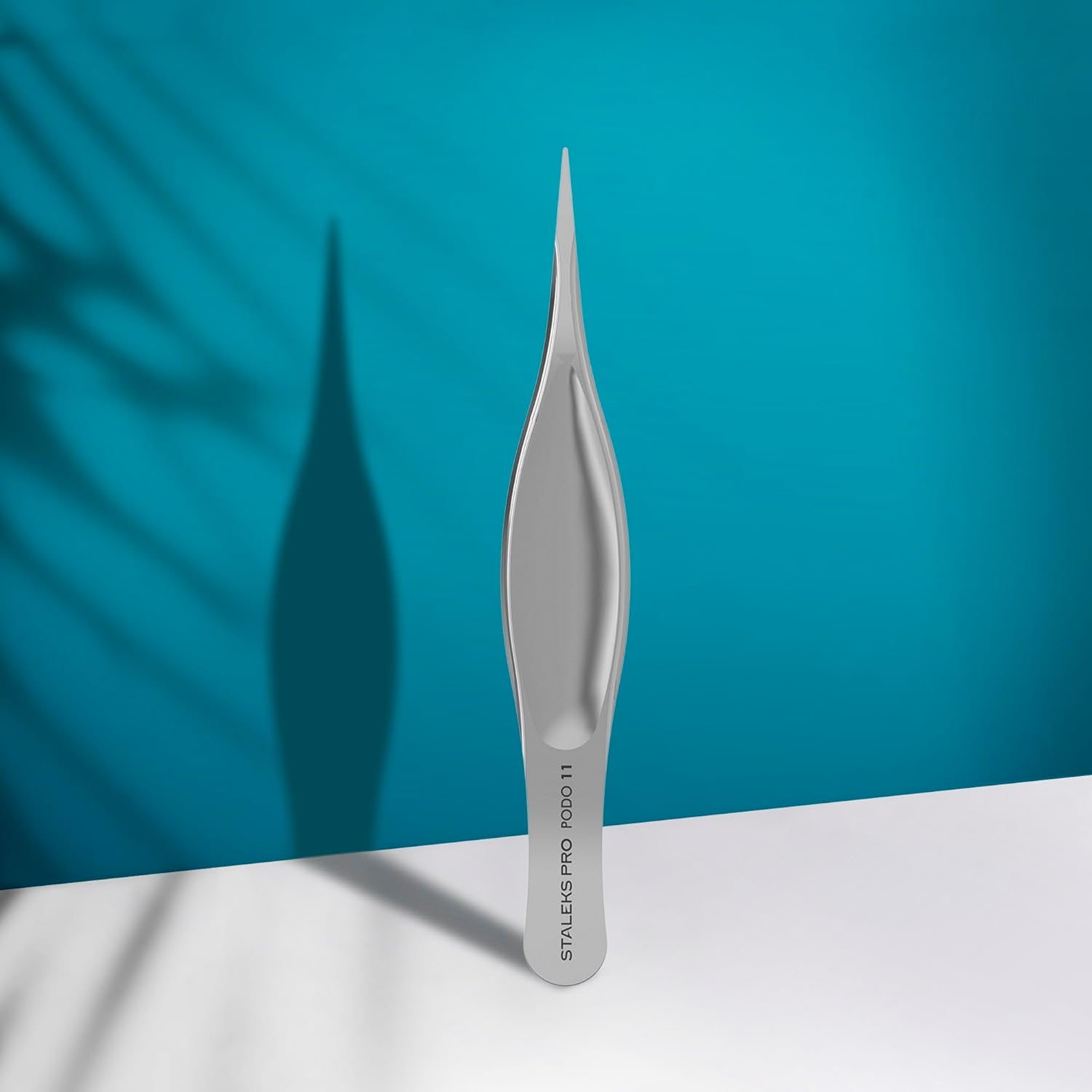 Staleks PRO Podo 11 Splinter Tweezers – Professional Podiatry Tweezers for Ingrown Nails, Callus, and Splinter Removal, Stainless Steel AISI 420, Hand-Sharpened, Rust-Resistant