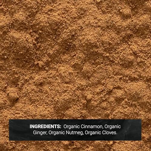 Frontier Organic Pumpkin Pie Spice, 16-Ounce, Organic Nutmeg, Cloves, Ginger & Cinnamon, Enhances Tea, Seasoning, Kosher