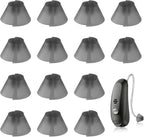 14 Pack Tulip Hearing Aid Domes Universal Replacement, Fit Standard Receiver BTE RIC, Comfortable and Soft for Open Air