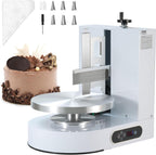 VEVOR Cake Decorating Machine, Cake Cream Spreading Coating Smearing Machine, Low Noise Cake Frosting Machine, Turntable with Adjustable Scraper, for 4" to 12" Cake, 25-320RPM Rotating Speed, White