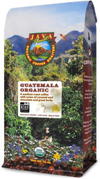 Low Acid Organic Coffee – Whole Bean, Mold-Free & Stomach Friendly by Java Planet, Guatemalan Single Origin Coffee, Medium Roast, Smooth Full Flavored, Smithsonian Bird Friendly, 1LB Bag
