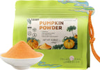 Organic Pumpkin Powder,10.58 oz, 100% Pure Sweet Pumpkin for Lattes, Baking & Smoothies | Vegan, Gluten-Free, Kosher | Easy Puree & Juice Mix-In